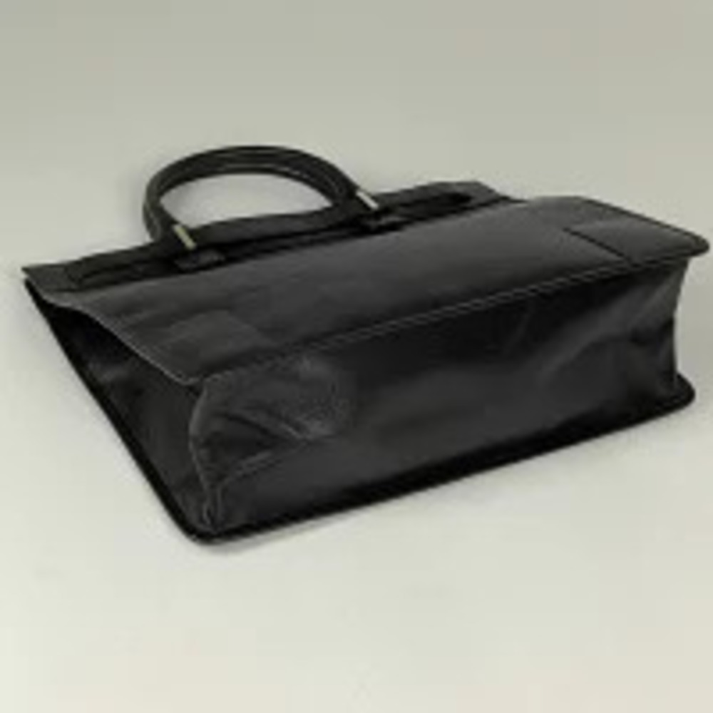 Gucci Bag Leather Handbag Black Tote Business Black